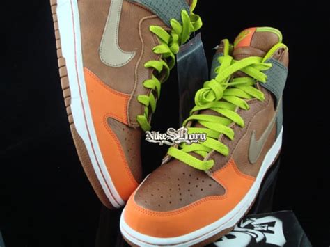 nike dunk high brown orange-champagne beige|Nike dunk black and white.